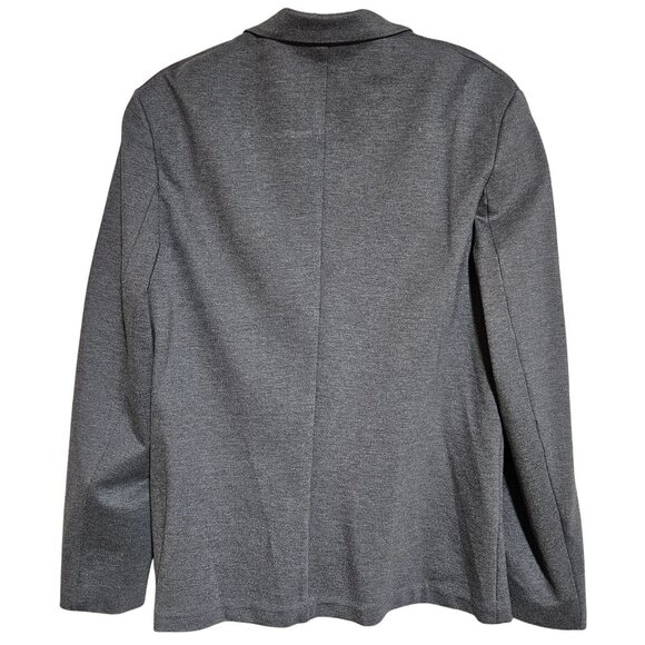 46R Mens Grey Blazer Jacket H&M Slim Fit Button Stylish Design Lightweight - Picture 2 of 13